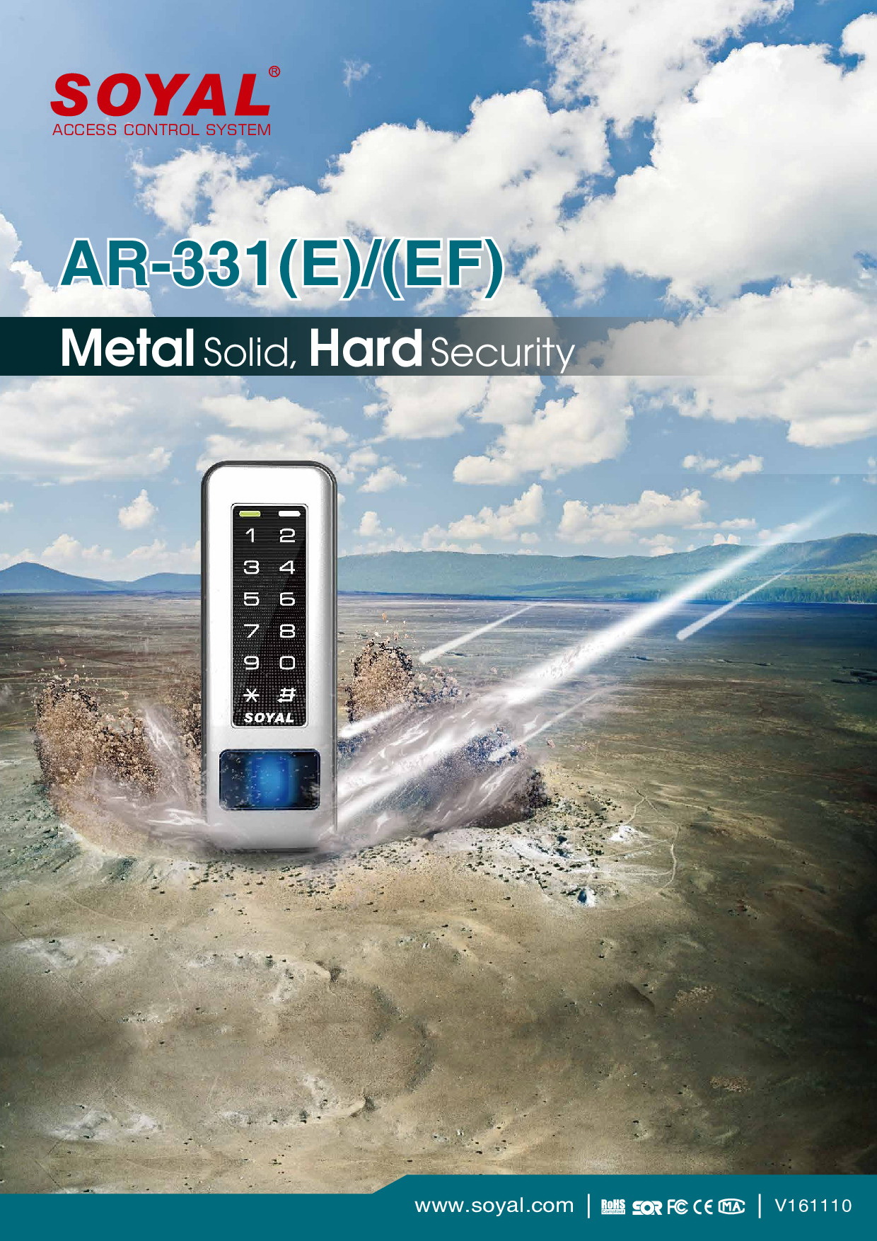 AR-331 Metal solid Hard Security